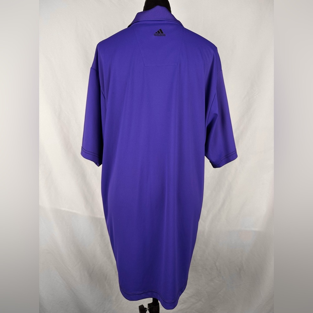 Adidas Purple Golf Collared Shirt - Picture 3 of 8
